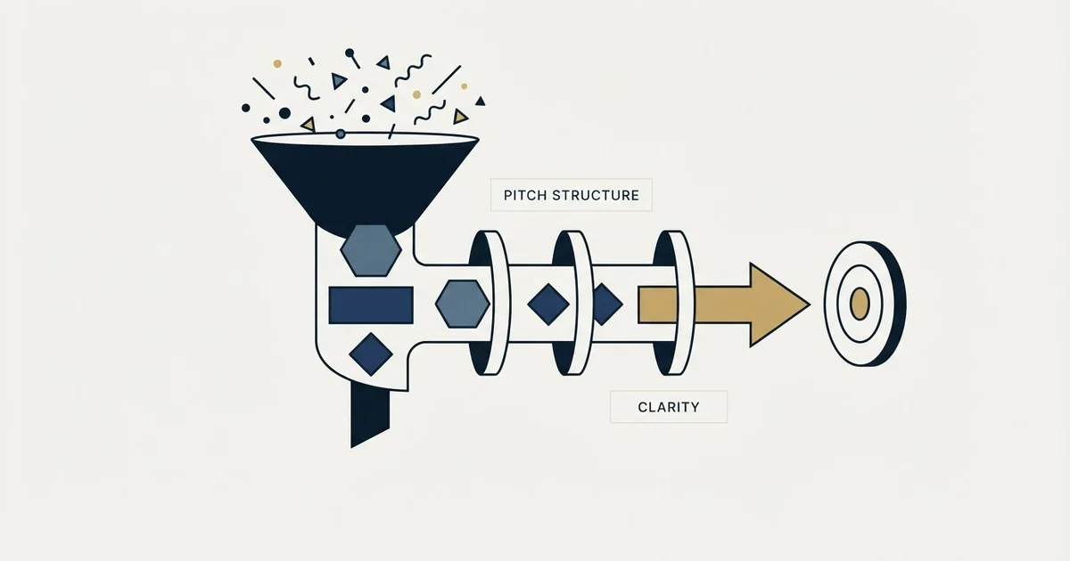 Editorial illustration for Sales Pitch One-Liners and the Structure Behind Them