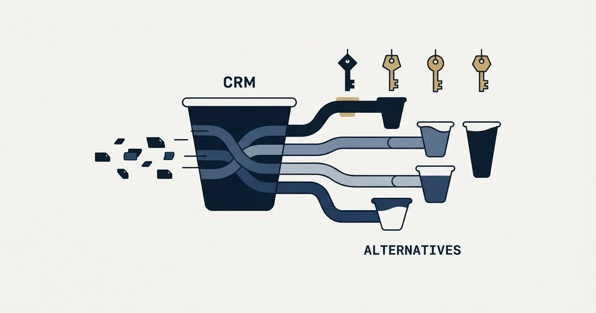 Editorial illustration for Best Salesflare Alternatives in