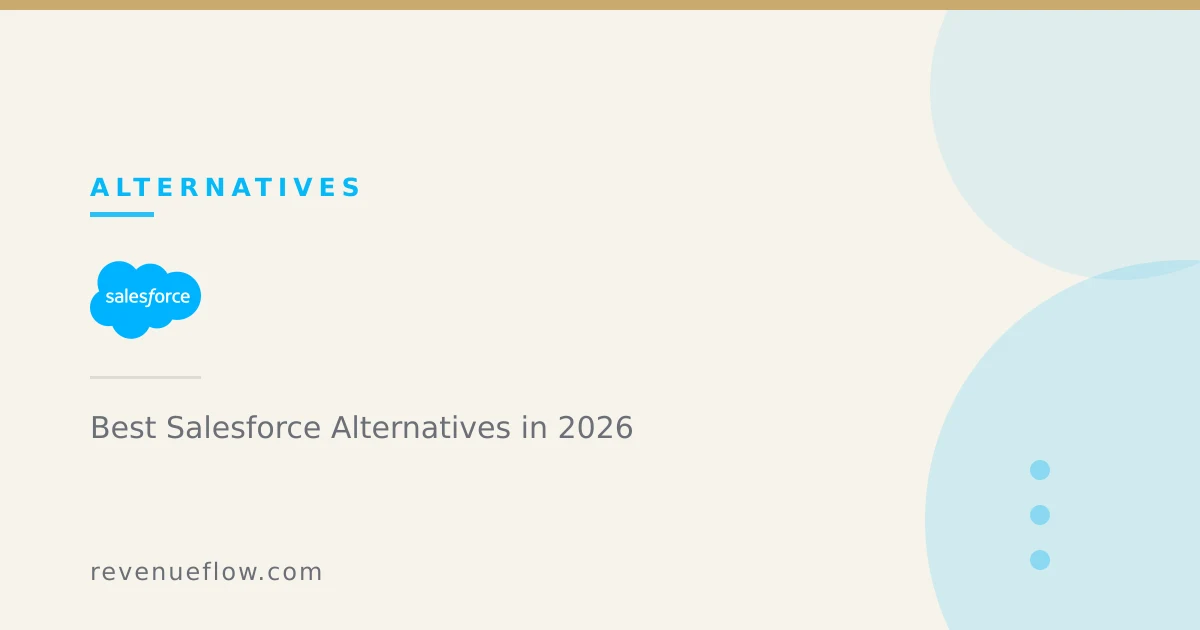 Branded cover: Best Salesforce Alternatives in 2026