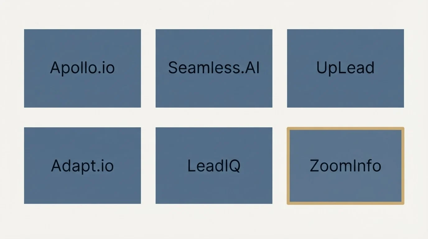 Schematic: Final Recommendation (Apollo.io, Seamless.AI, UpLead, Adapt.io)