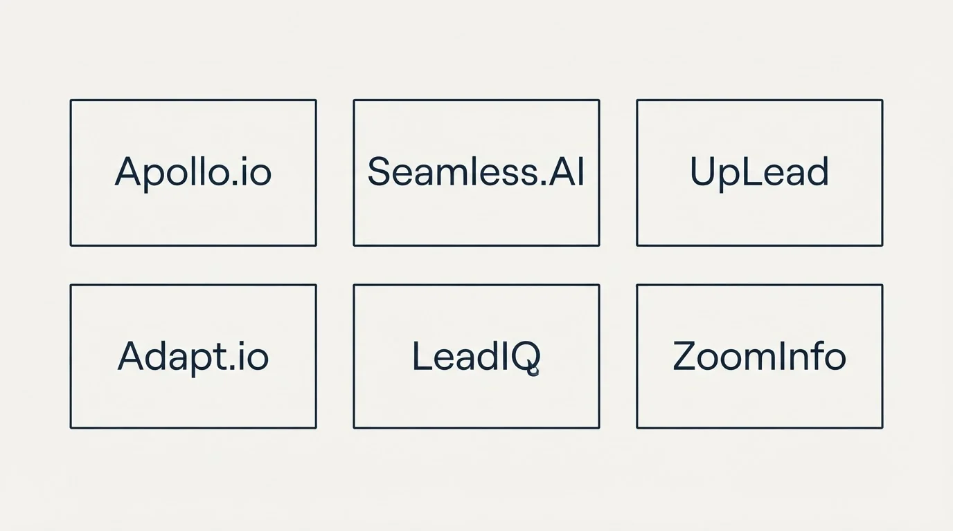 Schematic: Final Recommendation (Apollo.io, Seamless.AI, UpLead, Adapt.io)