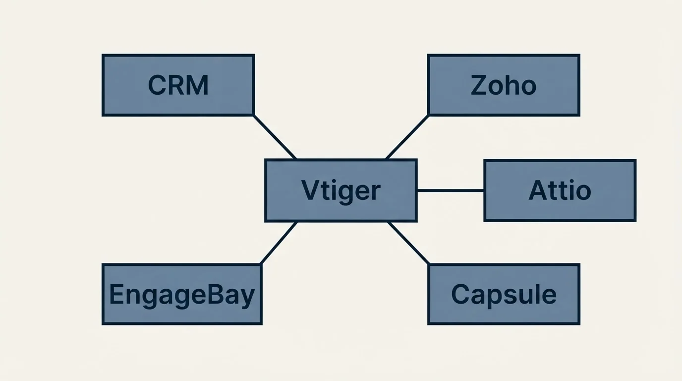 Schematic: Final Recommendation (Vtiger, CRM, Zoho, Attio)