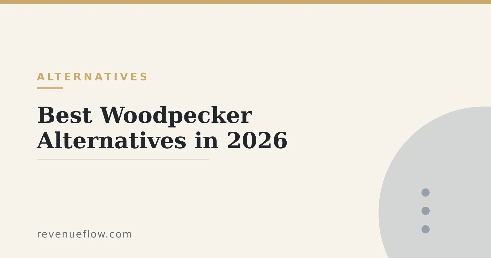 Branded cover: Best Woodpecker Alternatives in 2026
