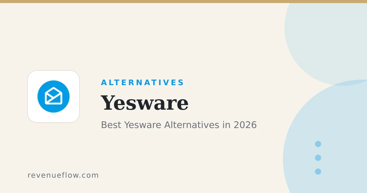 Branded cover: Best Yesware Alternatives in 2026