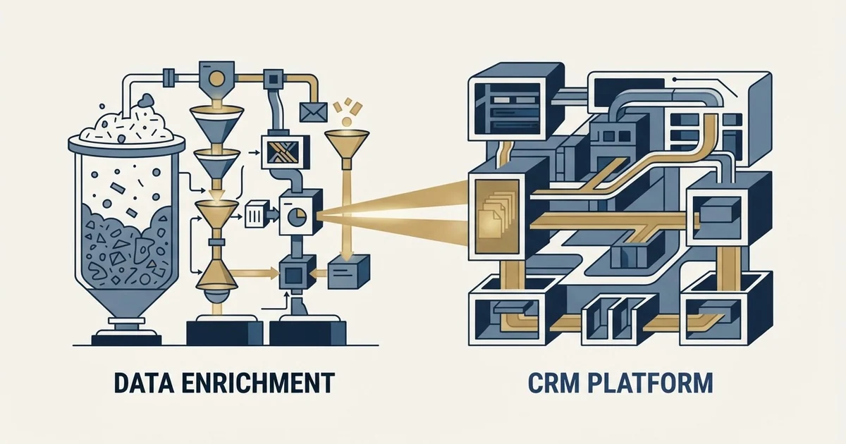 Editorial illustration for BetterContact vs Capsule CRM