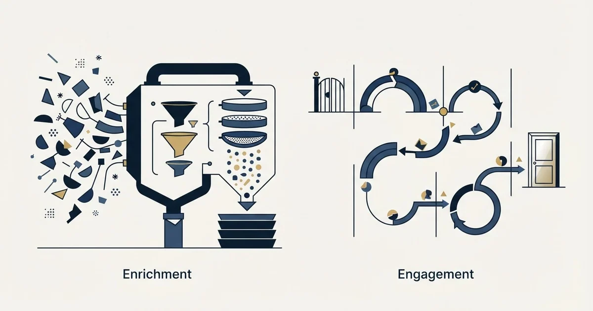 Editorial illustration for BetterContact vs Enginy