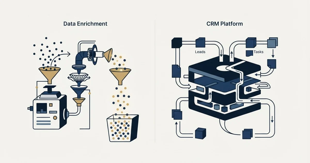 Editorial illustration for BetterContact vs Kylas