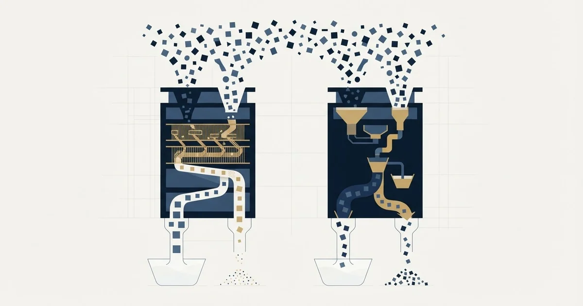 Editorial illustration for BetterContact vs TheirStack