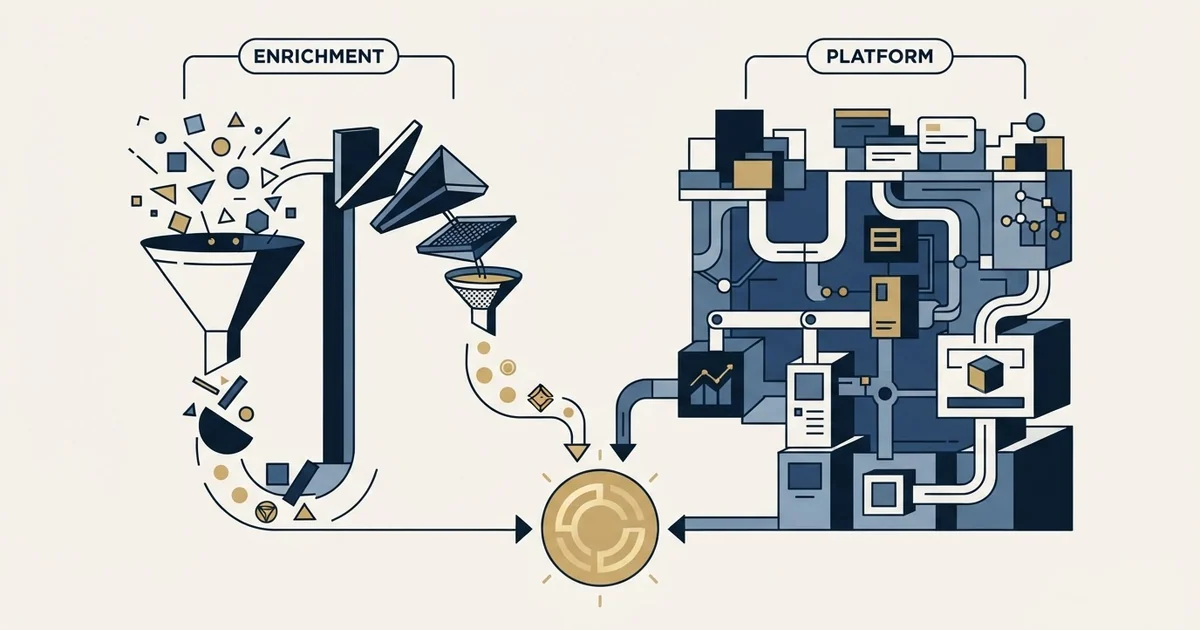Editorial illustration for BetterContact vs Zoho CRM