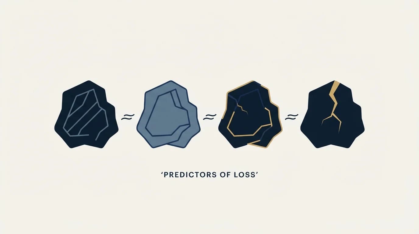 Section illustration: The four things that predict a loss, in order of