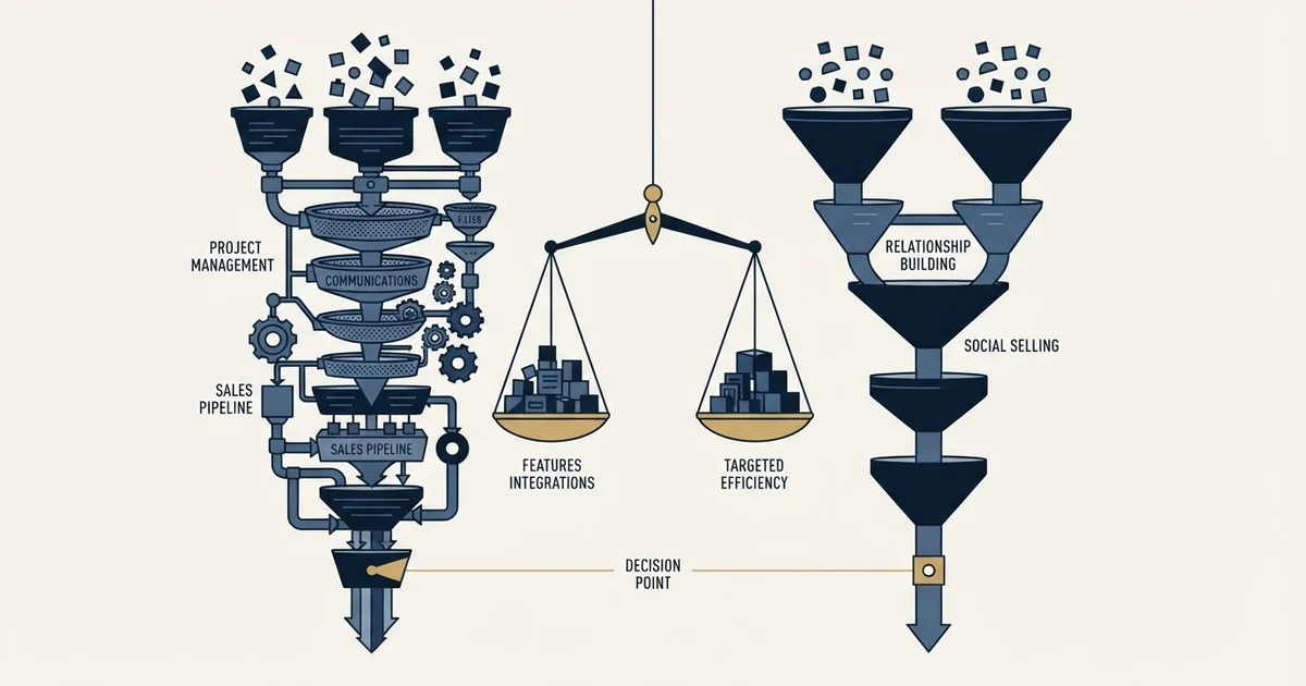 Editorial illustration for Bitrix24 vs Breakcold