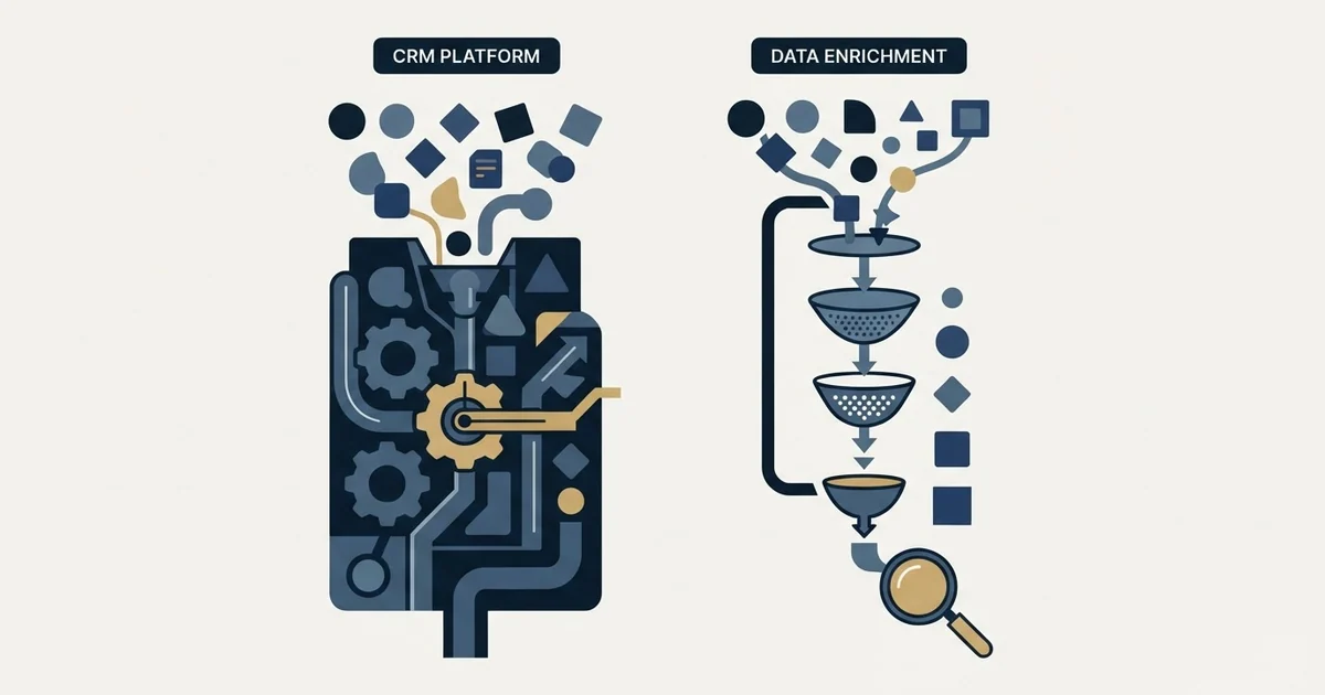 Editorial illustration for Bitrix24 vs Cognism