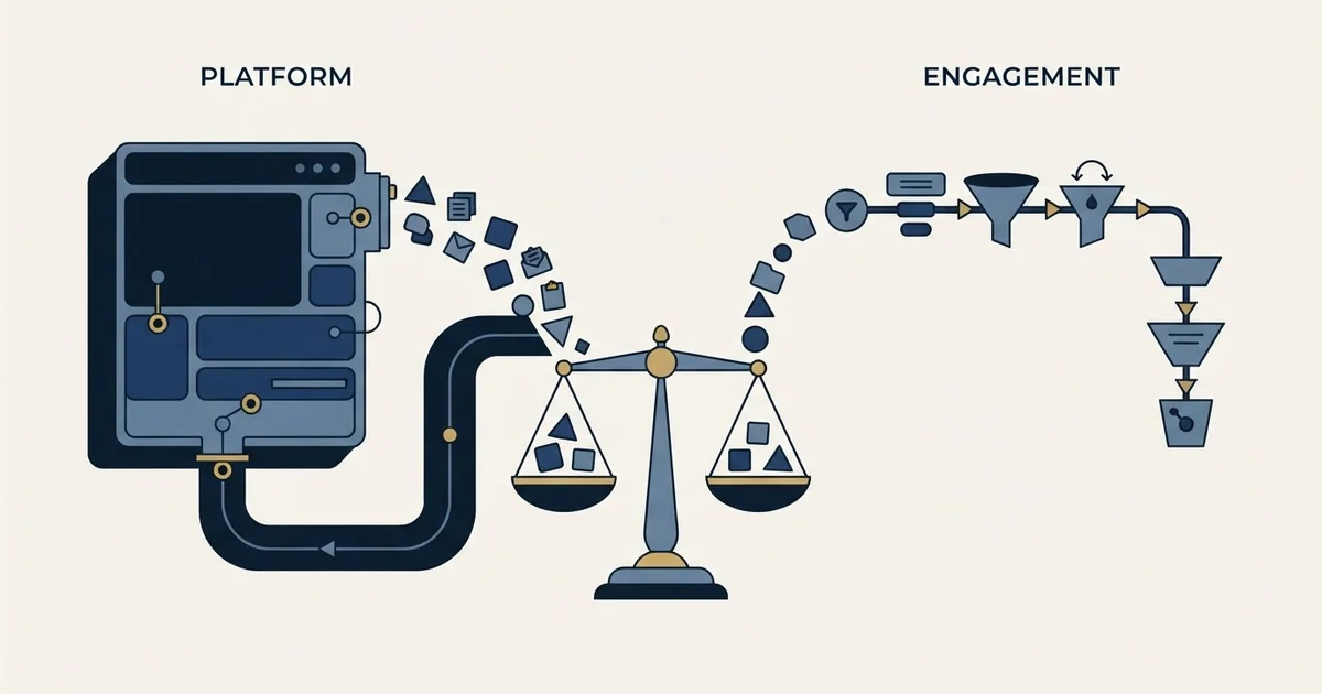 Editorial illustration for Bitrix24 vs Dripify