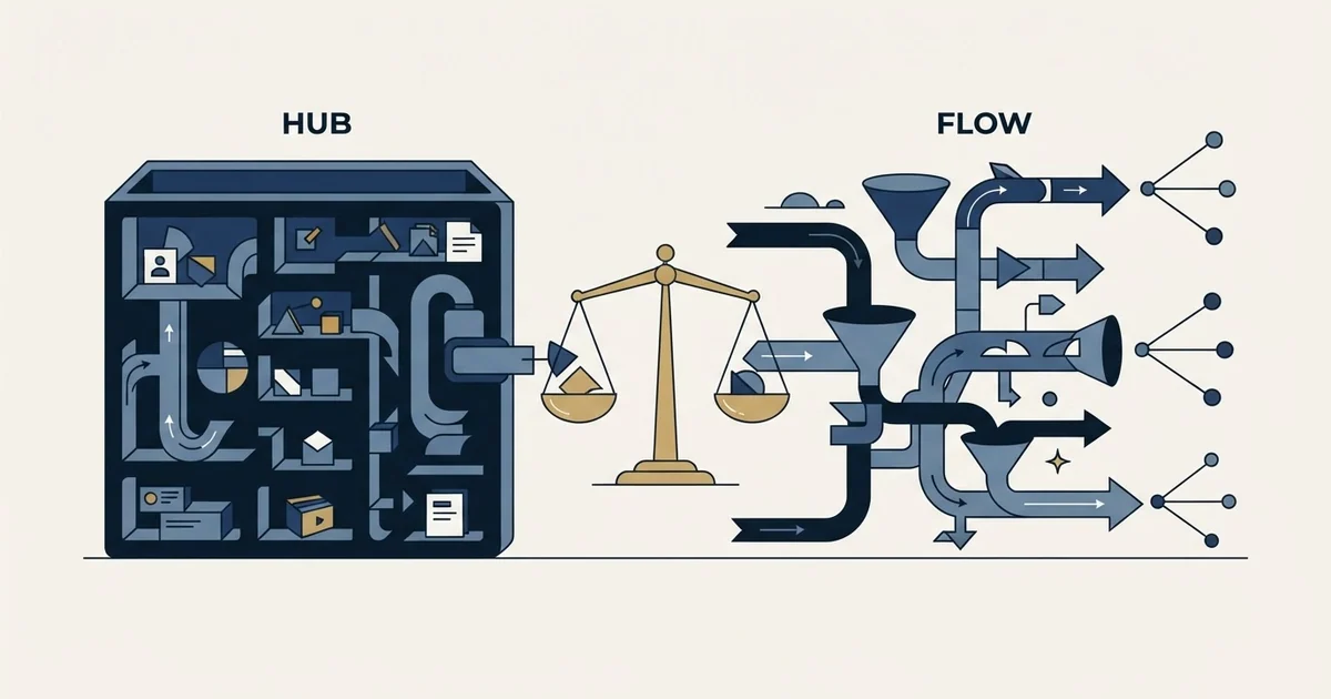 Editorial illustration for Bitrix24 vs Expandi