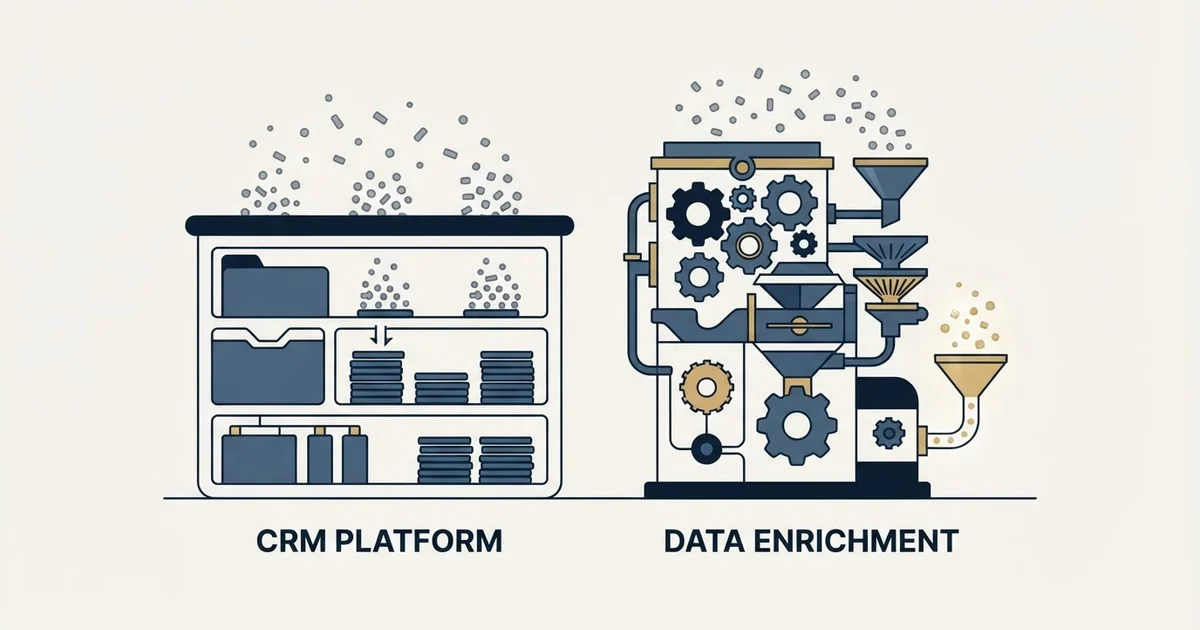 Editorial illustration for Bitrix24 vs Kaspr
