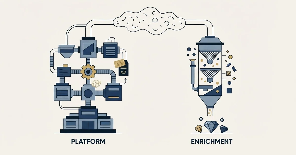 Editorial illustration for Bitrix24 vs Lead411