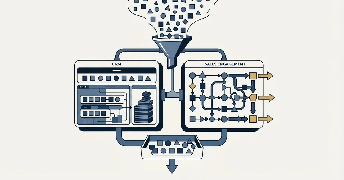 Editorial illustration for Bitrix24 vs Overloop AI