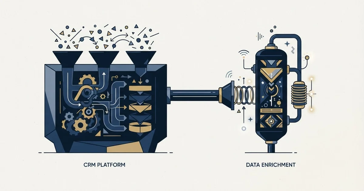 Editorial illustration for Bitrix24 vs Prospeo