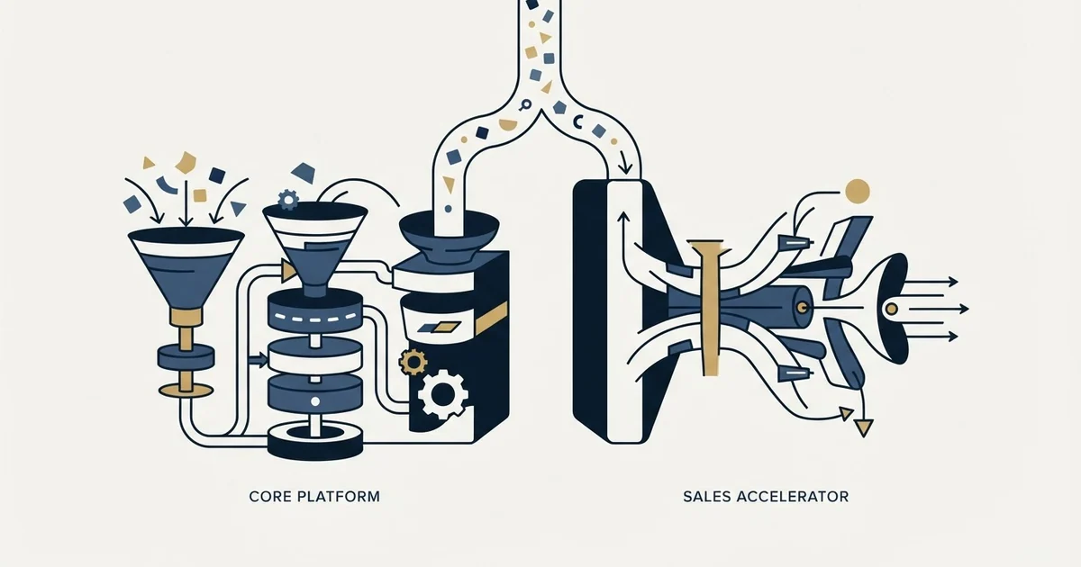 Editorial illustration for Bitrix24 vs Revenue.io