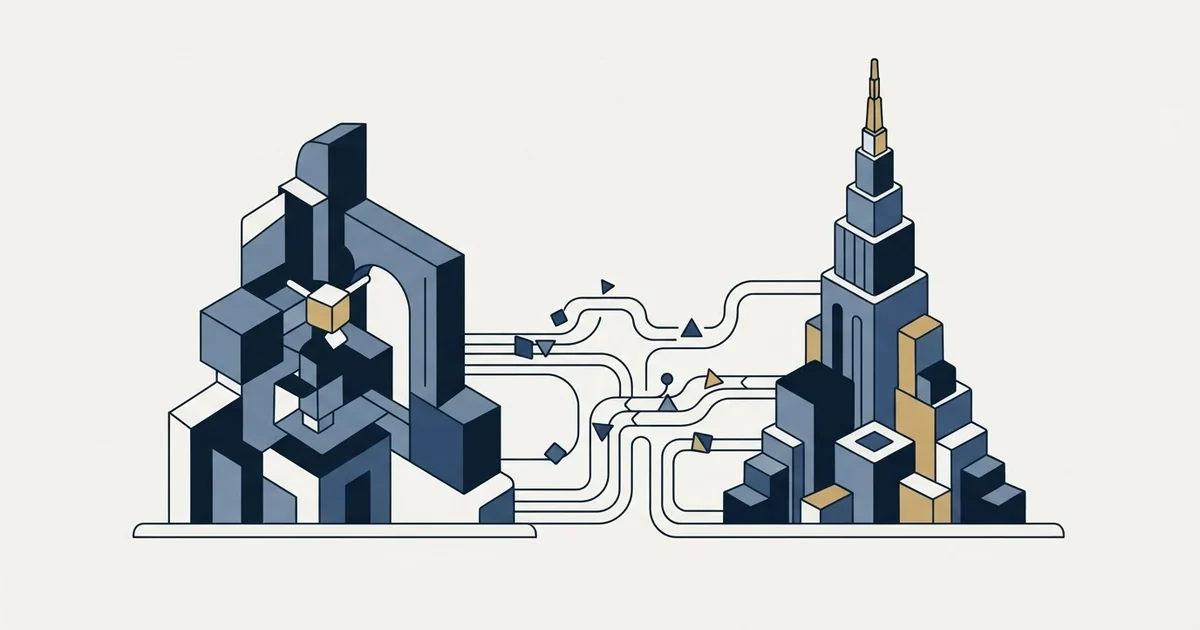 Editorial illustration for Bitrix24 vs Salesforce