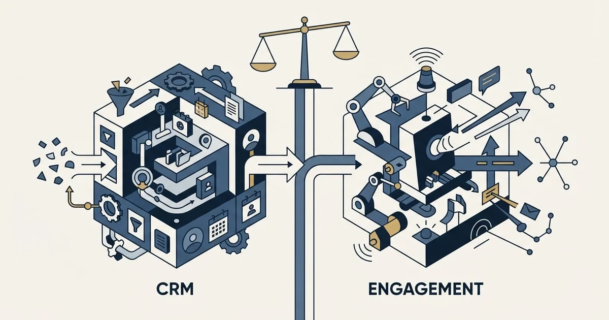 Editorial illustration for Bitrix24 vs SalesRobot