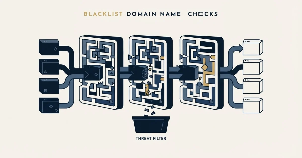 Editorial illustration for Blacklist Domain Name Checks