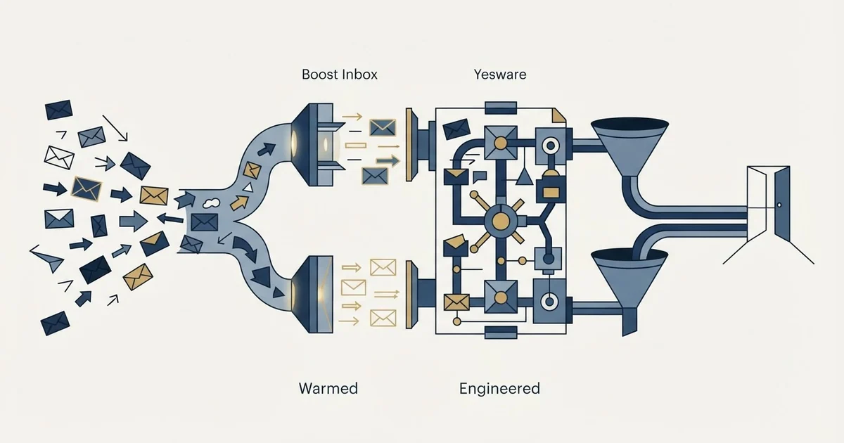 Editorial illustration for Boost Inbox vs Yesware