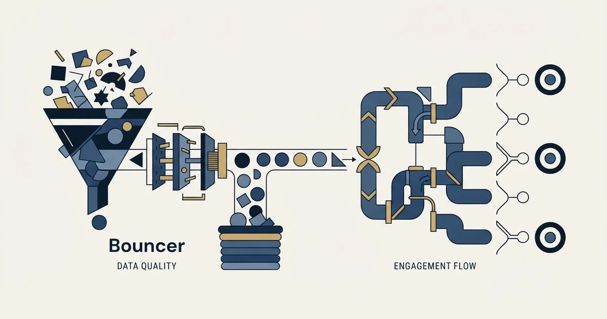 Editorial illustration for Bouncer vs PersistIQ