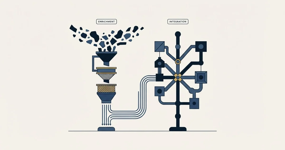 Editorial illustration for Bouncer vs Salesflare