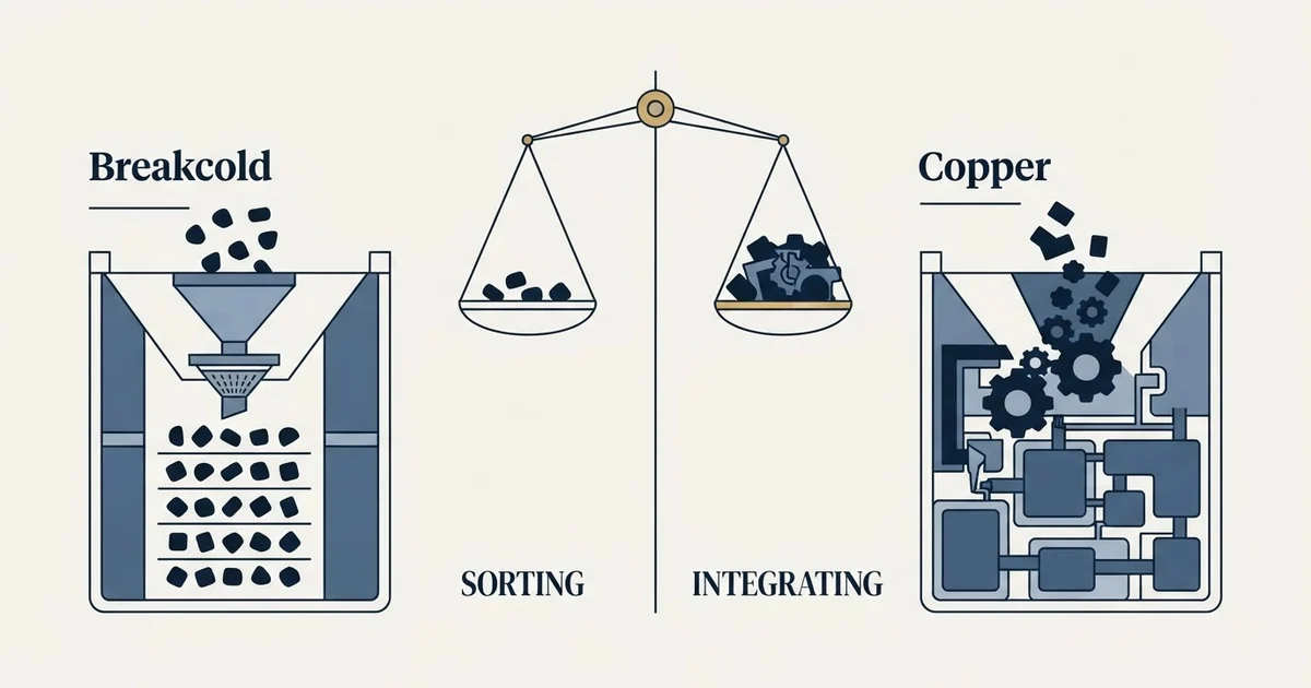 Editorial illustration for Breakcold vs Copper