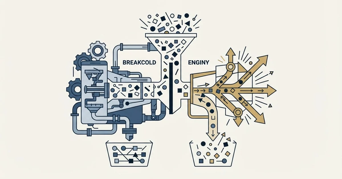 Editorial illustration for Breakcold vs Enginy