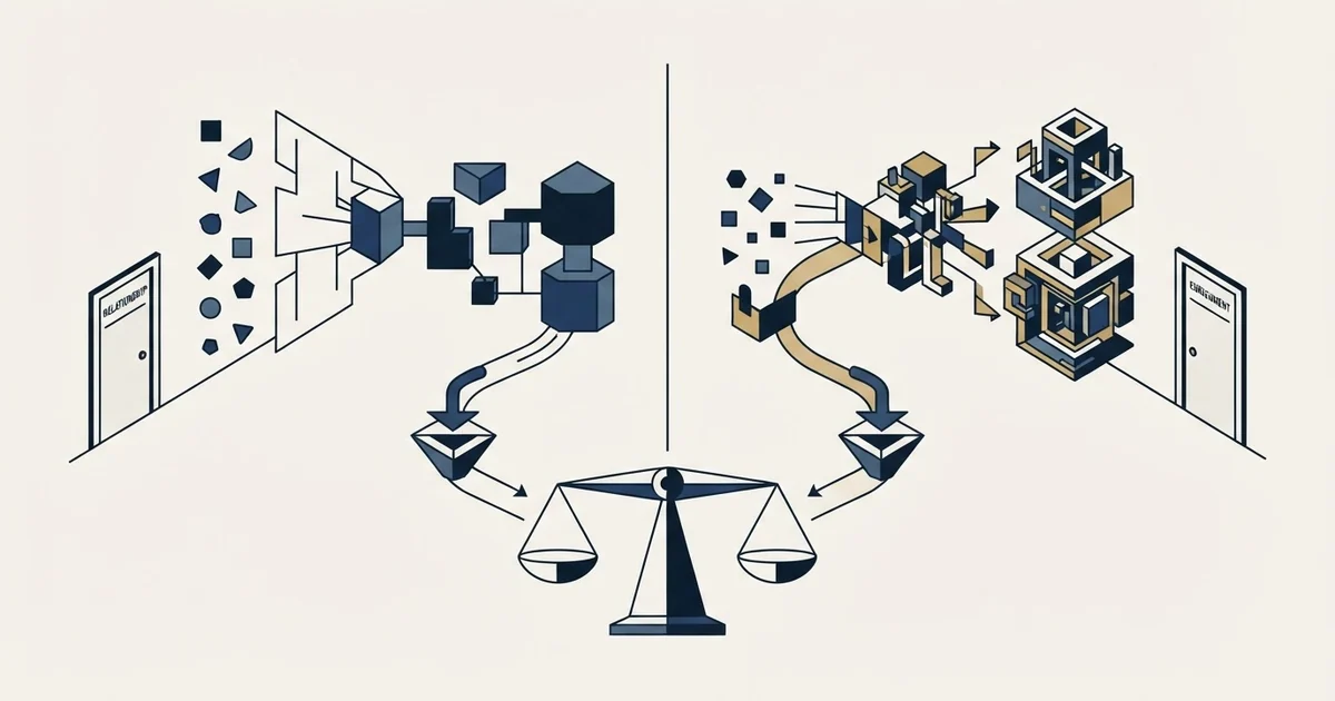 Editorial illustration for Breakcold vs FullEnrich