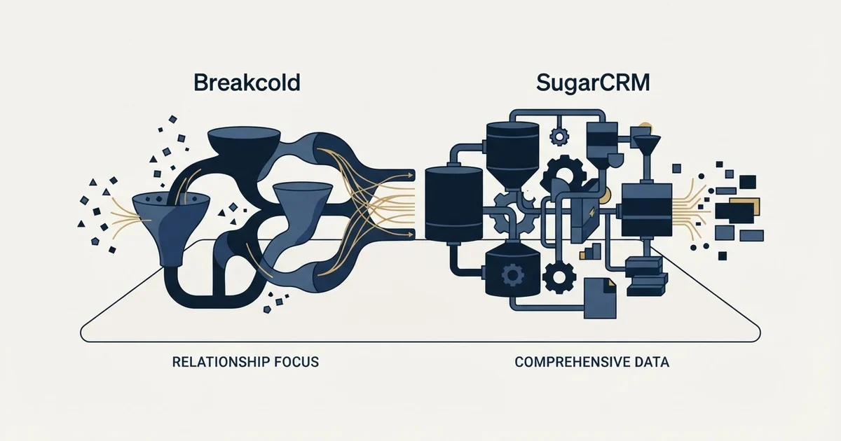 Editorial illustration for Breakcold vs SugarCRM