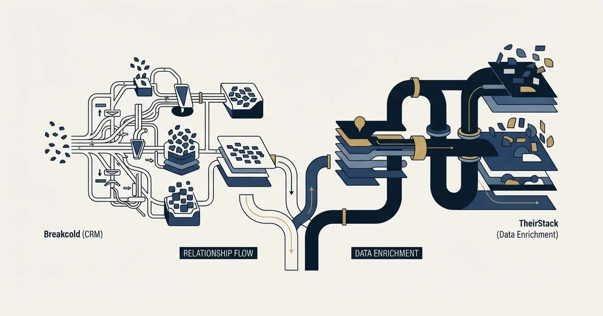Editorial illustration for Breakcold vs TheirStack