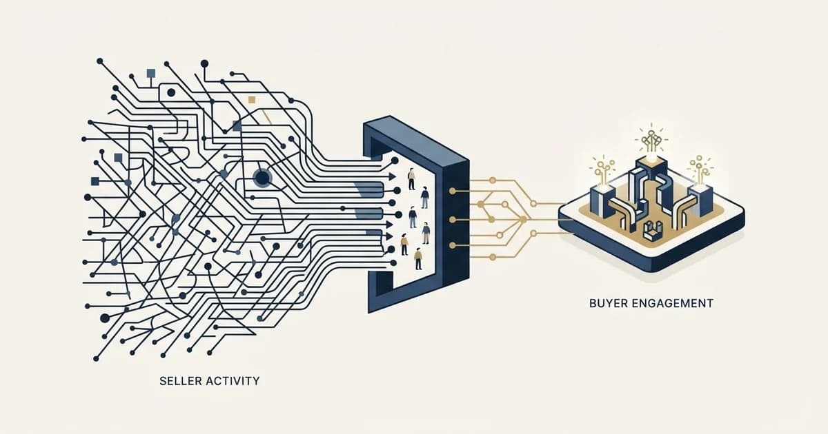 Editorial illustration for Buyer Engagement