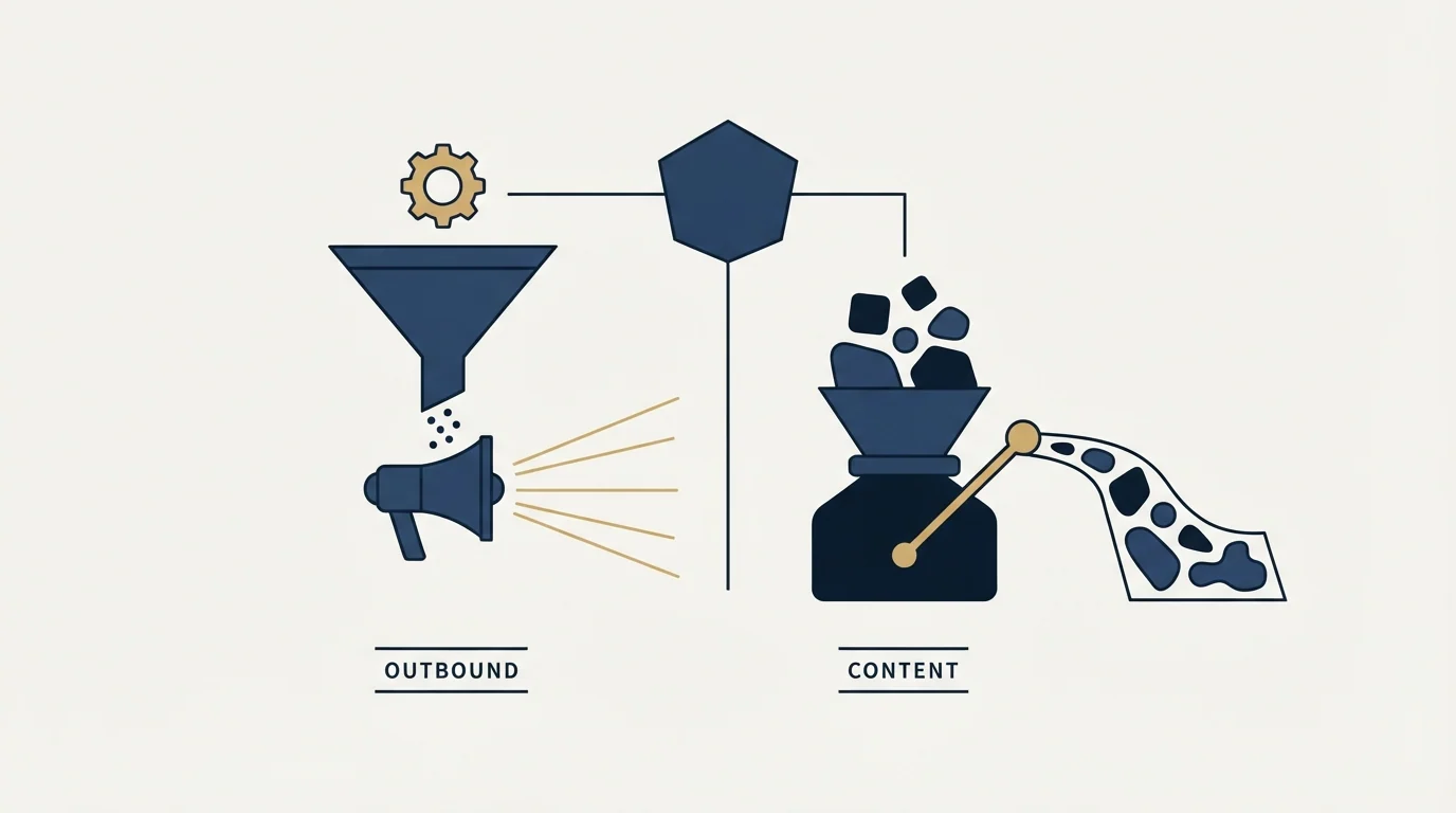 Section illustration: The persona for outbound and the persona for content