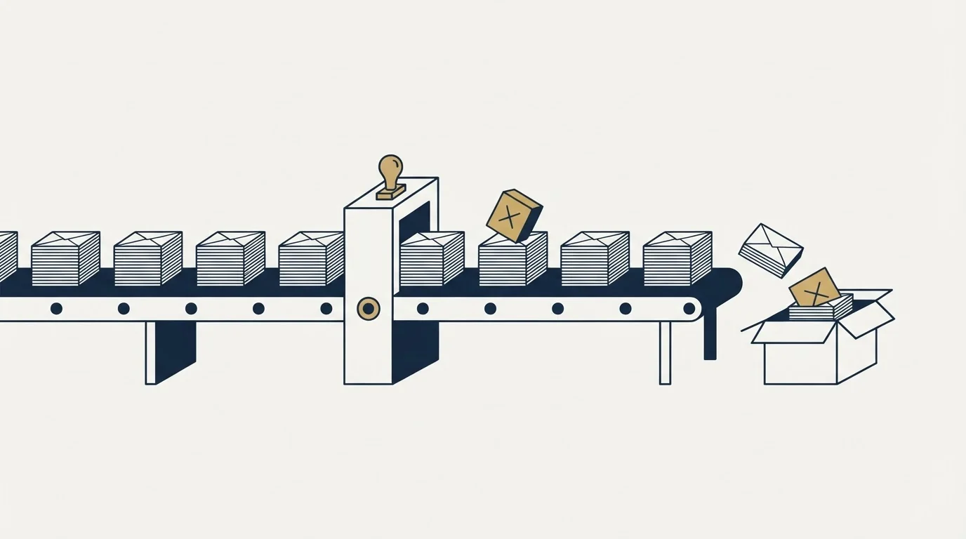 Section illustration: The real risk is a wrong fact at volume, not