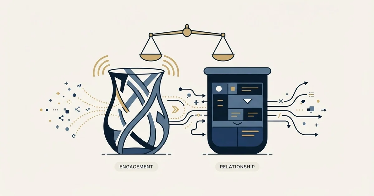 Editorial illustration for Buzz.ai vs Capsule CRM