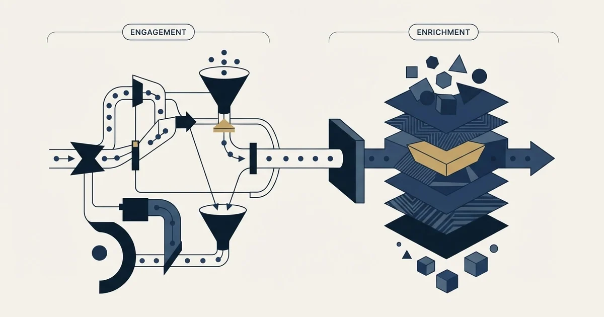 Editorial illustration for Buzz.ai vs CompanyEnrich