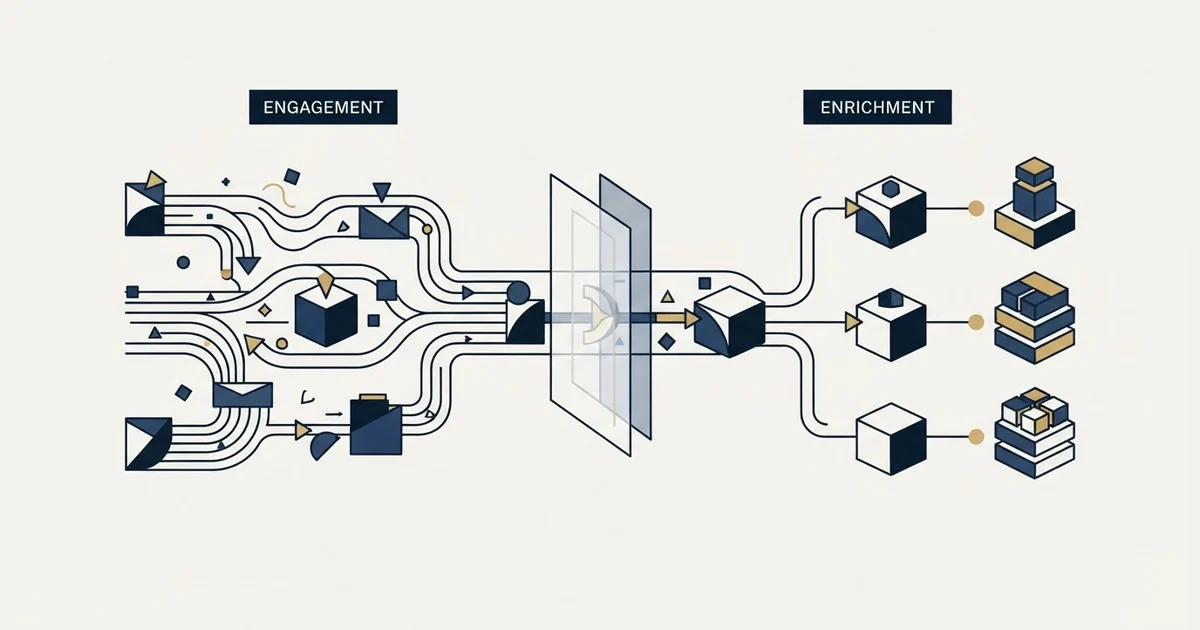 Editorial illustration for Buzz.ai vs Dropcontact