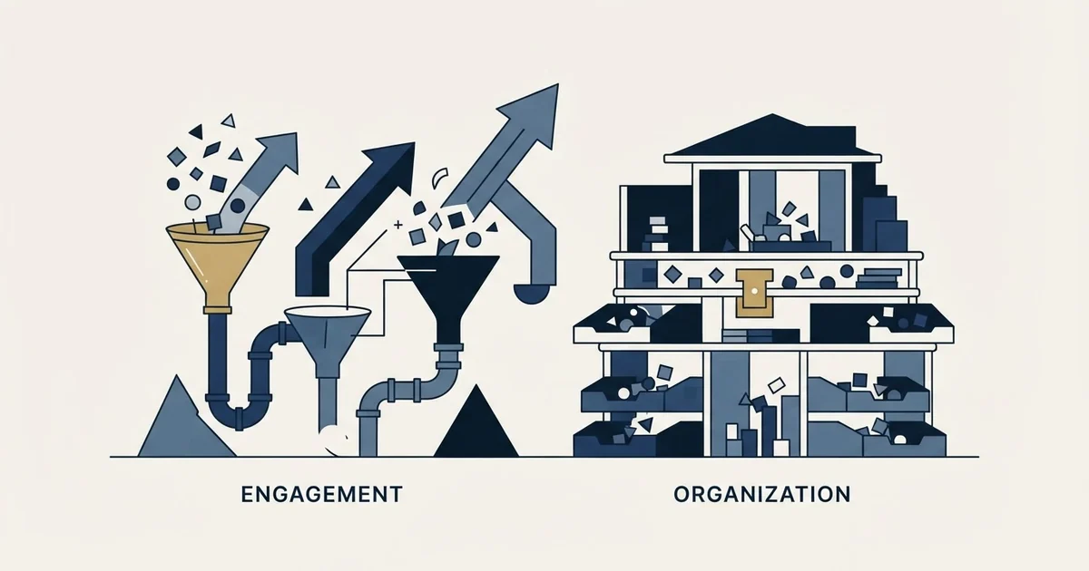 Editorial illustration for Buzz.ai vs Less Annoying CRM