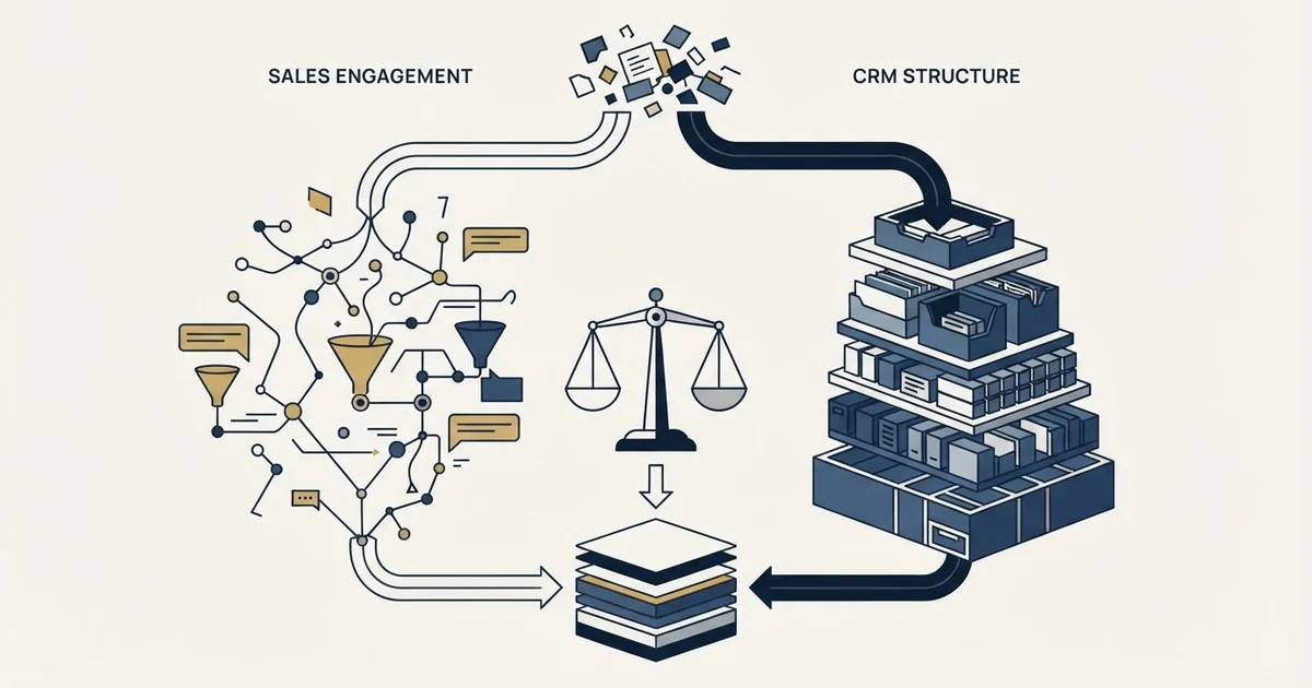 Editorial illustration for Buzz.ai vs Monday CRM