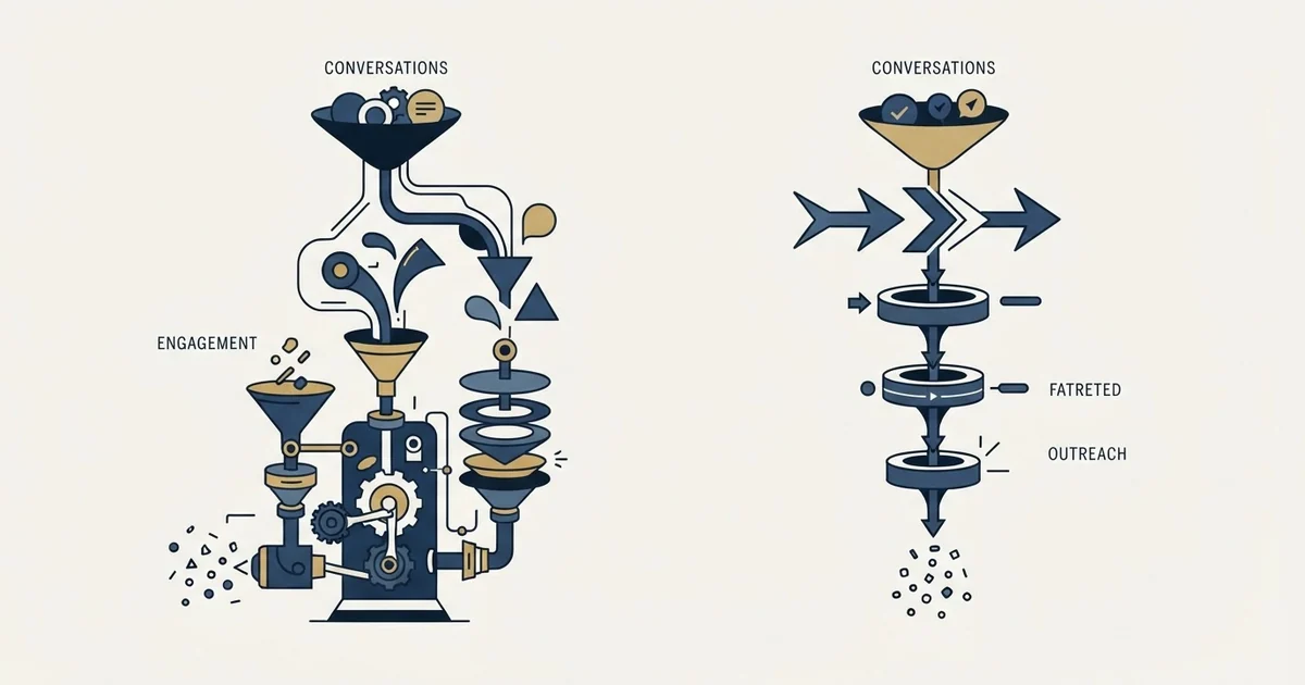 Editorial illustration for Buzz.ai vs Outplay