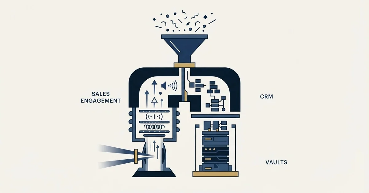 Editorial illustration for Buzz.ai vs Zoho CRM
