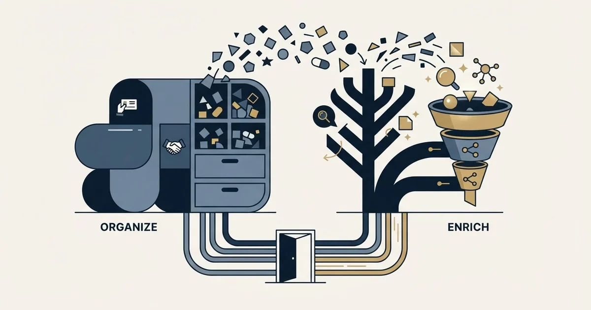 Editorial illustration for Capsule CRM vs Clodura.AI