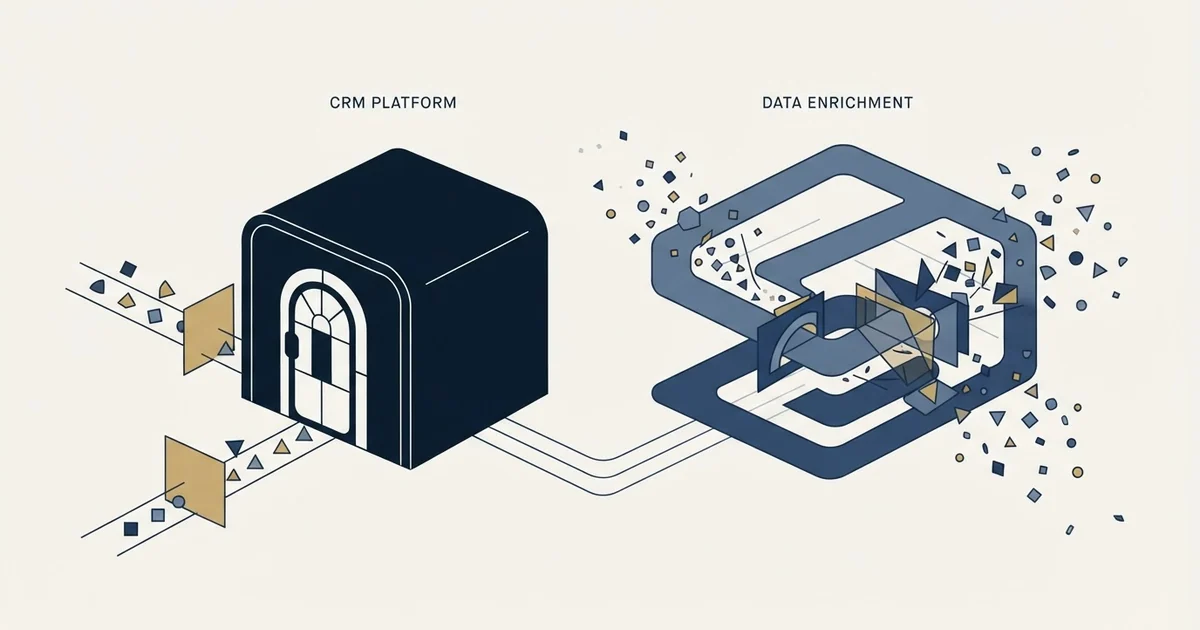Editorial illustration for Capsule CRM vs Common Room