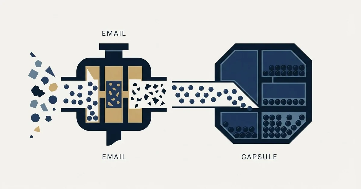Editorial illustration for Capsule CRM vs Emailable