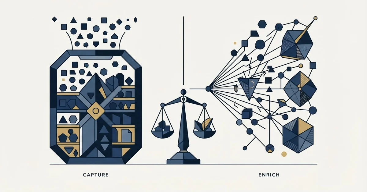 Editorial illustration for Capsule CRM vs Icypeas