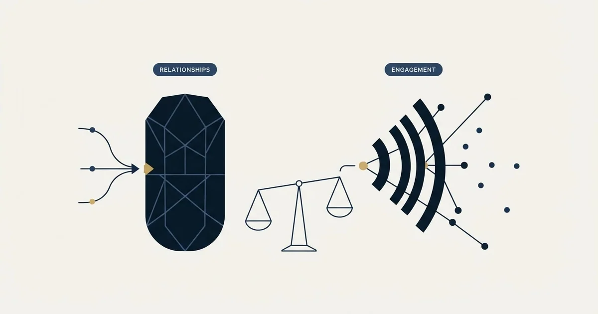 Editorial illustration for Capsule CRM vs Koncert