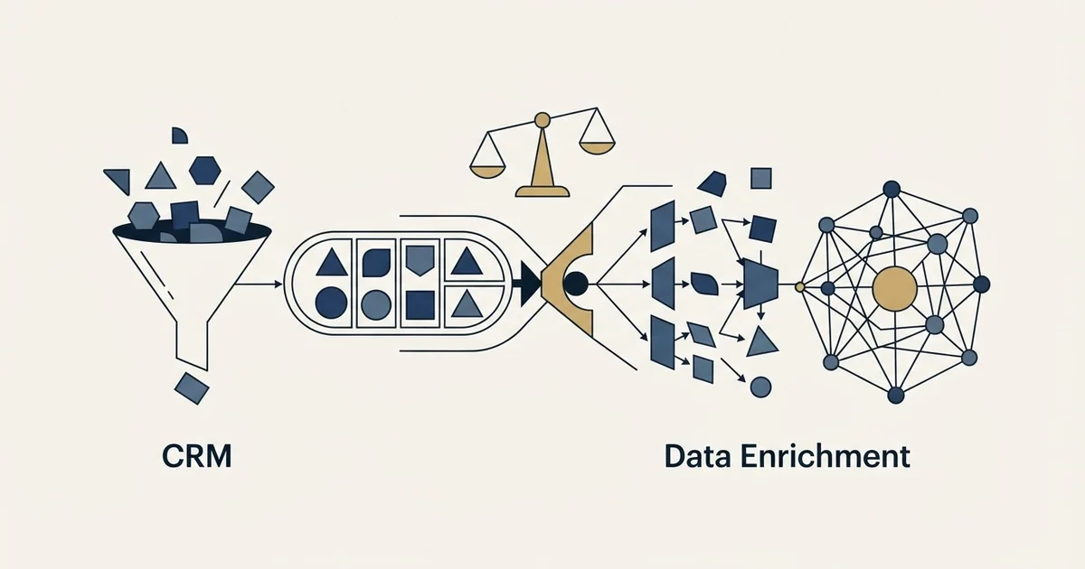 Editorial illustration for Capsule CRM vs People Data Labs